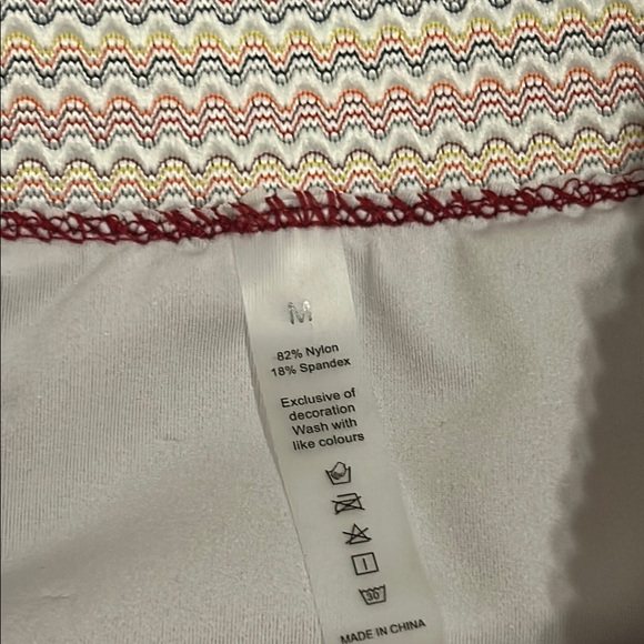 Blooming Jelly High Waisted Triangle Color Block Two Piece Tummy Control Size M - Picture 7 of 15